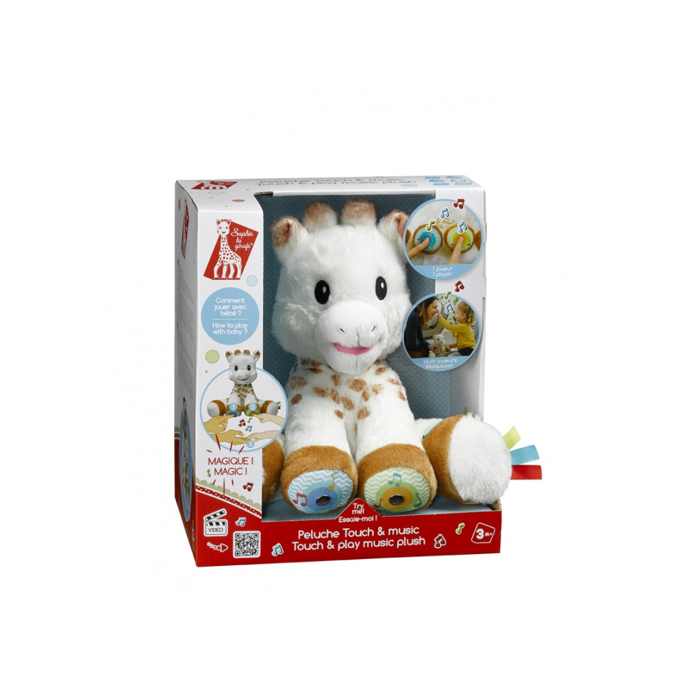 Peluche Touch & music Sophie la girafe – vue complémentaire 1