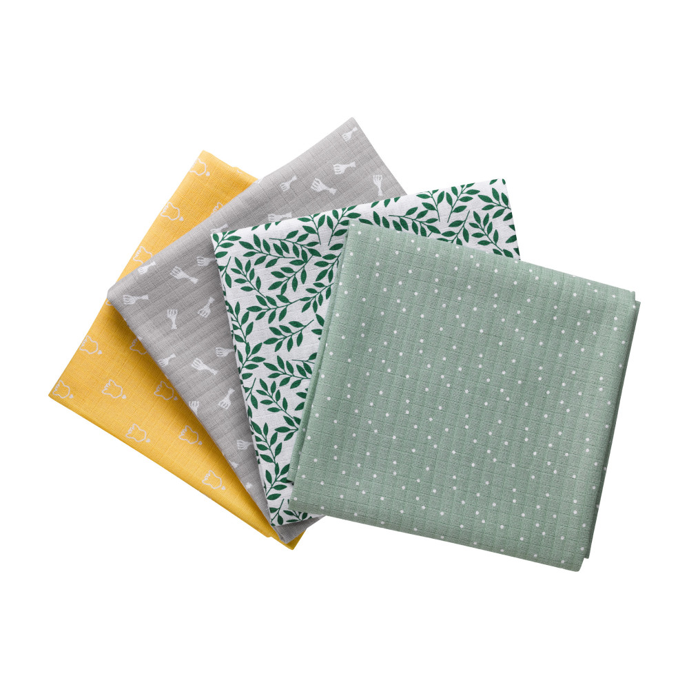 Set de 4 langes color – vue complémentaire 1