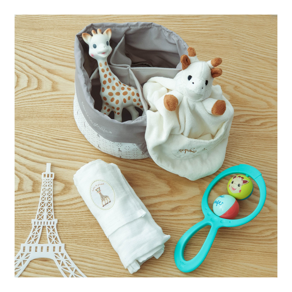 Corbeille de naissance Sophie la girafe – vue complémentaire 4