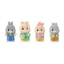 Lot de 4 personnages famille "Lapin" – vue complémentaire 1