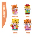 Lot de 4 personnages famille "Tigre" – vue complémentaire 2