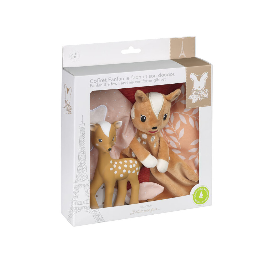 Fanfan le faon et son doudou