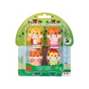 Lot de 4 personnages famille "Tigre"