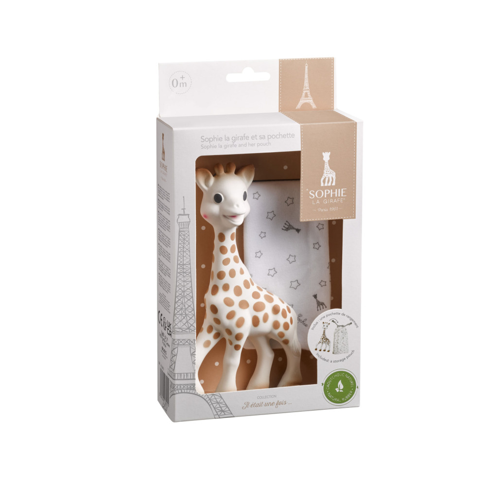 Sophie la girafe et sa pochette de rangement Sophie la girafe ®