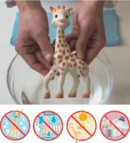 Sophie la girafe Jouet pour le bain Tubes