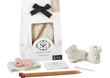 Kit tricot headband et chaussons