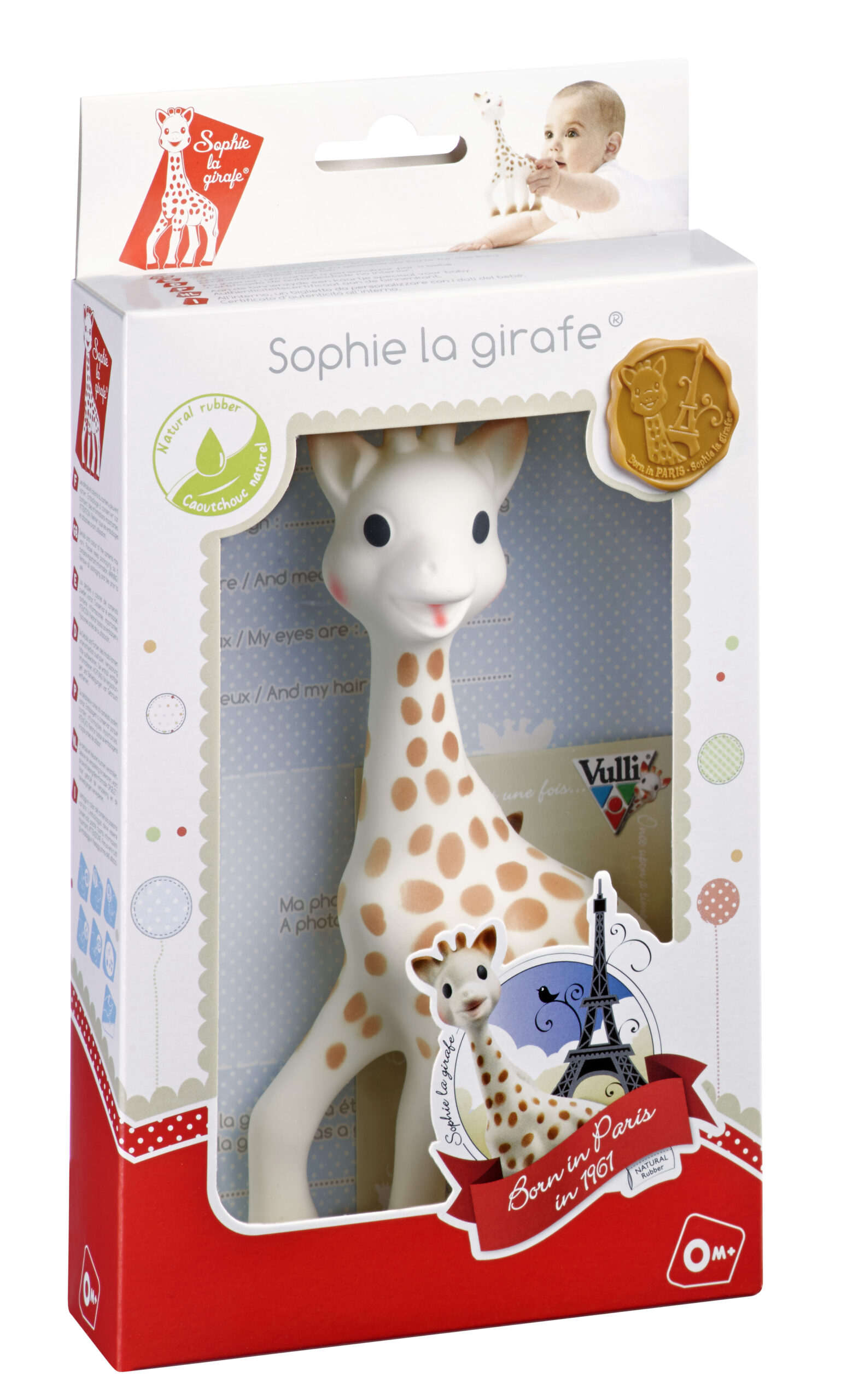 Anneau de dentition mille-feuille Sophie la girafe - Goût