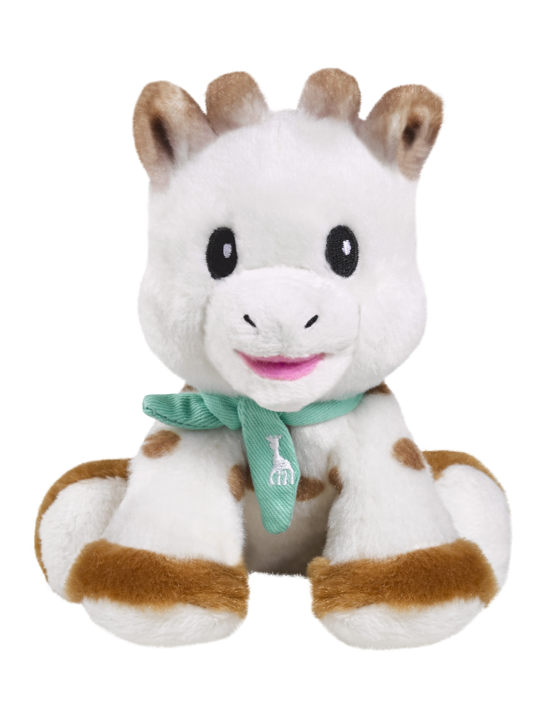 Peluche doudou avec attache-sucette - Sophie la girafe