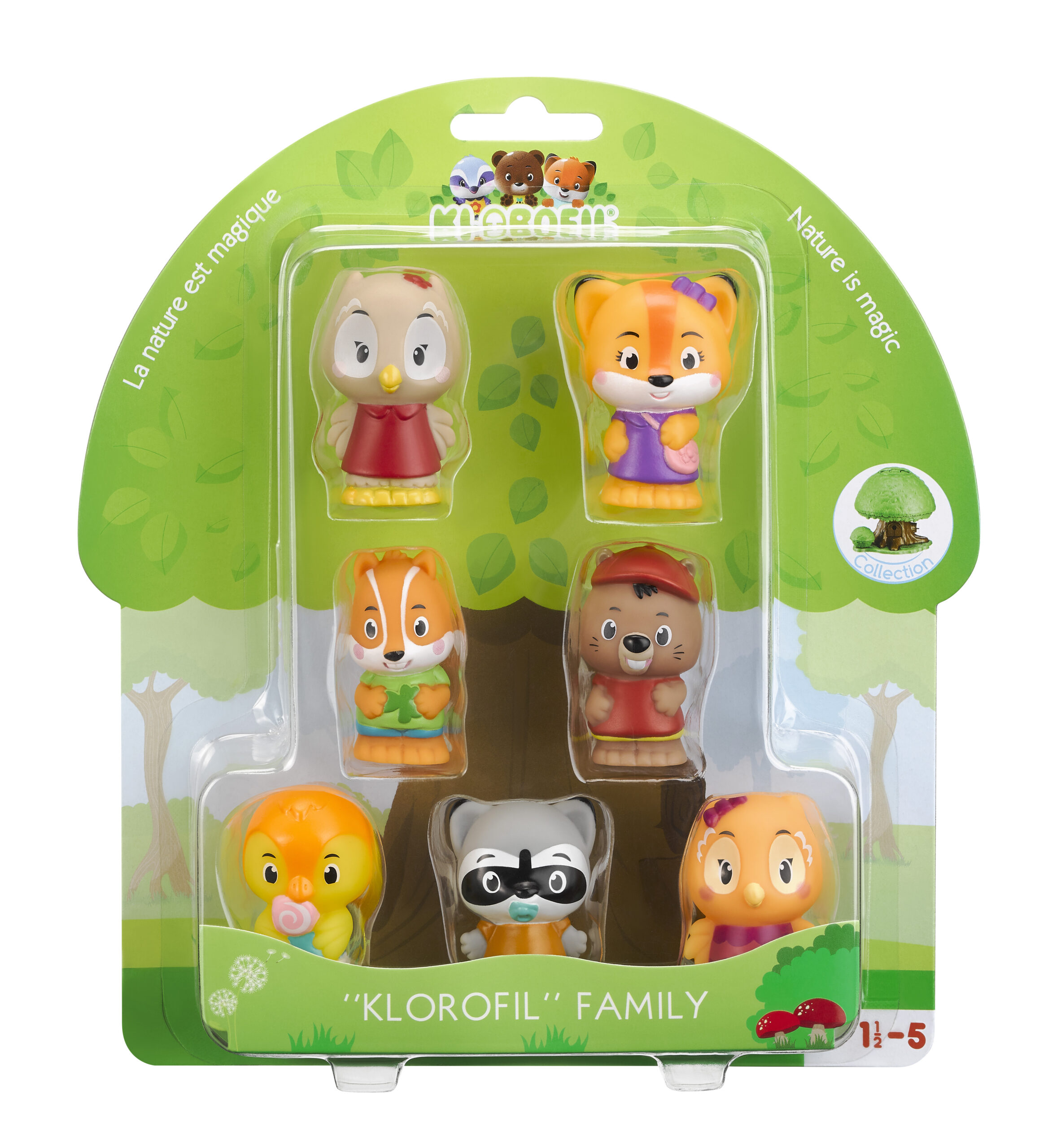 Lot de 7 personnages Klorofil families - Sophie la girafe® Suisse