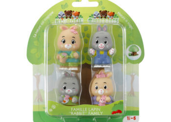 Lot de 4 personnages famille “Lapin”